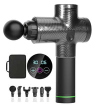 Load image into Gallery viewer, Massage Gun Fascia Gun Sport Therapy Muscle Massager Body Relaxation Pain Relief Slimming Shaping Massager With LCD Display