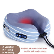 Load image into Gallery viewer, Electric Neck Massager U shaped Pillow Multifunctional Portable Shoulder Cervical Massager Outdoor Home Car Relaxing Massage
