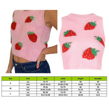 Load image into Gallery viewer, Muyogrt V Neck Vintage Argyle Sweater Vest Women Black Sleeveless Plaid Knitted Crop Sweaters Casual Autumn Preppy Style