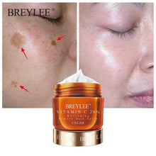 Load image into Gallery viewer, BREYLEE Vitamin C 20% VC Whitening Facial Cream Repair Fade Freckles Remove Dark Spots Melanin Remover Brightening Face Cream
