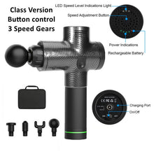 Load image into Gallery viewer, Massage Gun Fascia Gun Sport Therapy Muscle Massager Body Relaxation Pain Relief Slimming Shaping Massager With LCD Display