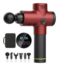 Load image into Gallery viewer, Massage Gun Fascia Gun Sport Therapy Muscle Massager Body Relaxation Pain Relief Slimming Shaping Massager With LCD Display
