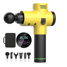 Load image into Gallery viewer, Massage Gun Fascia Gun Sport Therapy Muscle Massager Body Relaxation Pain Relief Slimming Shaping Massager With LCD Display
