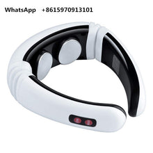 Load image into Gallery viewer, Electric pulse neck and back massager far-infrared heating analgesic tool for health care and relaxation

