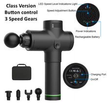 Load image into Gallery viewer, Massage Gun Fascia Gun Sport Therapy Muscle Massager Body Relaxation Pain Relief Slimming Shaping Massager With LCD Display
