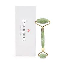 Load image into Gallery viewer, Natural Jade Roller Thin Face Massager Lifting Tools Slim Facial Gua Sha Green Stone Anti-aging Wrinkle Skin Beauty Care Set Box
