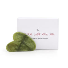 Load image into Gallery viewer, Natural Jade Roller Thin Face Massager Lifting Tools Slim Facial Gua Sha Green Stone Anti-aging Wrinkle Skin Beauty Care Set Box

